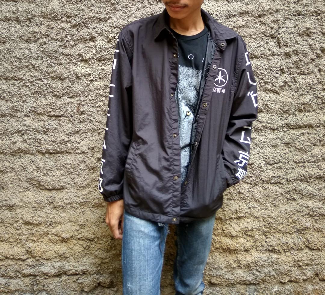 Erigo coach jacket indian kaeru black clearance
