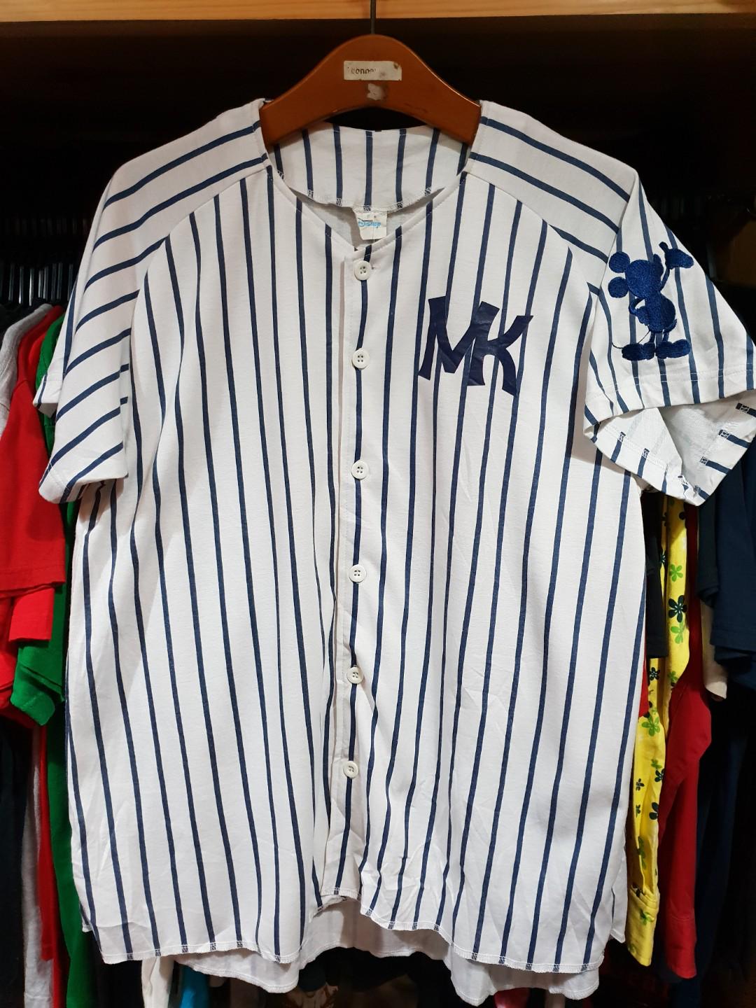 mens mickey mouse baseball jersey