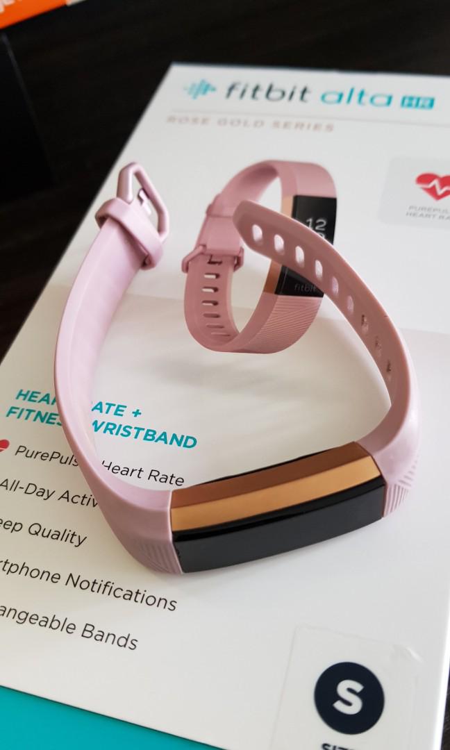 Fitbit Alta HR Gold Series Mobile Phones Gadgets Wearables
