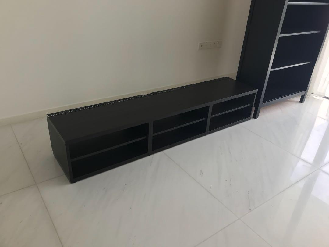 Foc Ikea Besta Tv Bench Furniture Shelves Drawers On Carousell