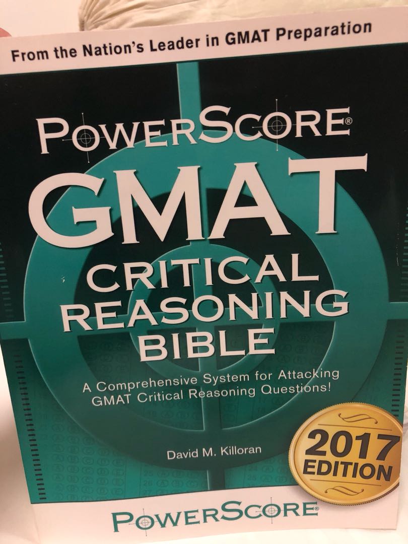 Gmat critical reasoning bible hobbies toys books magazines