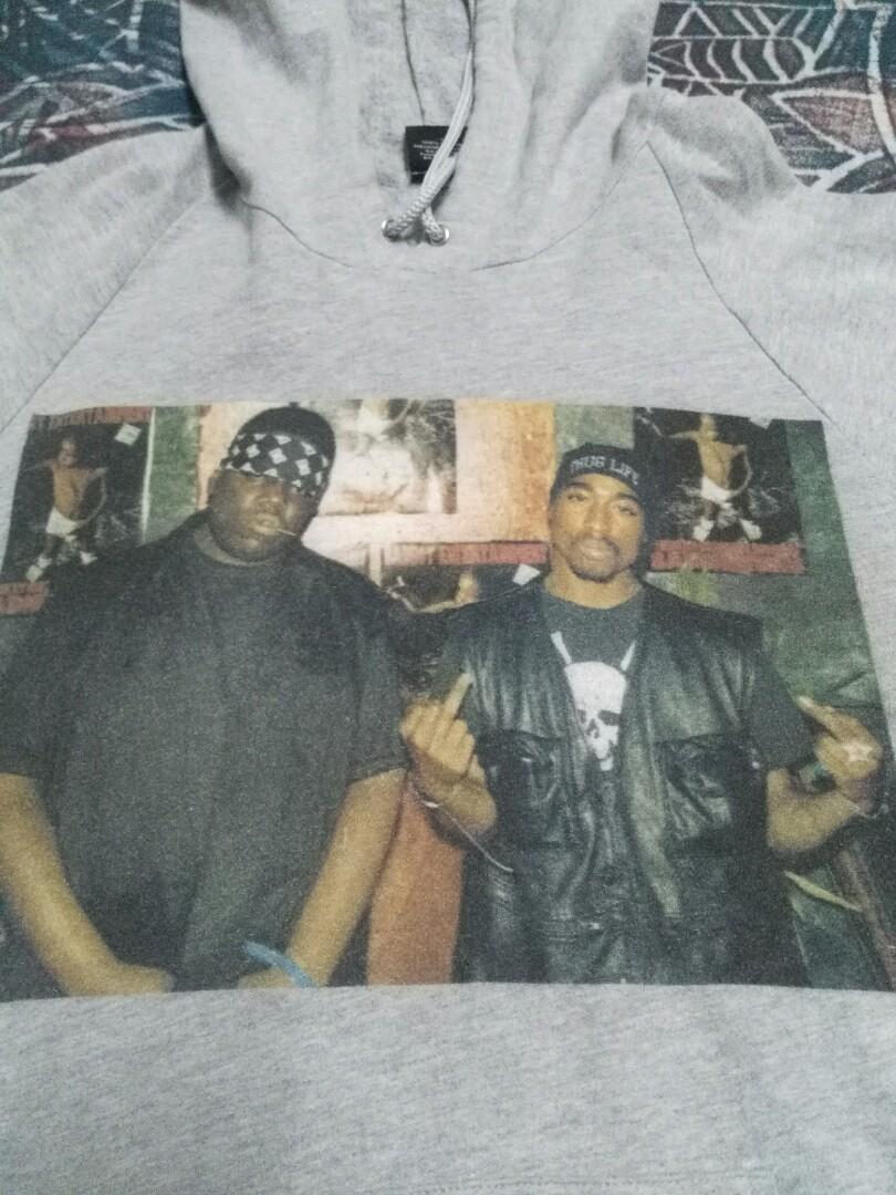 Biggie and tupac sales hoodie