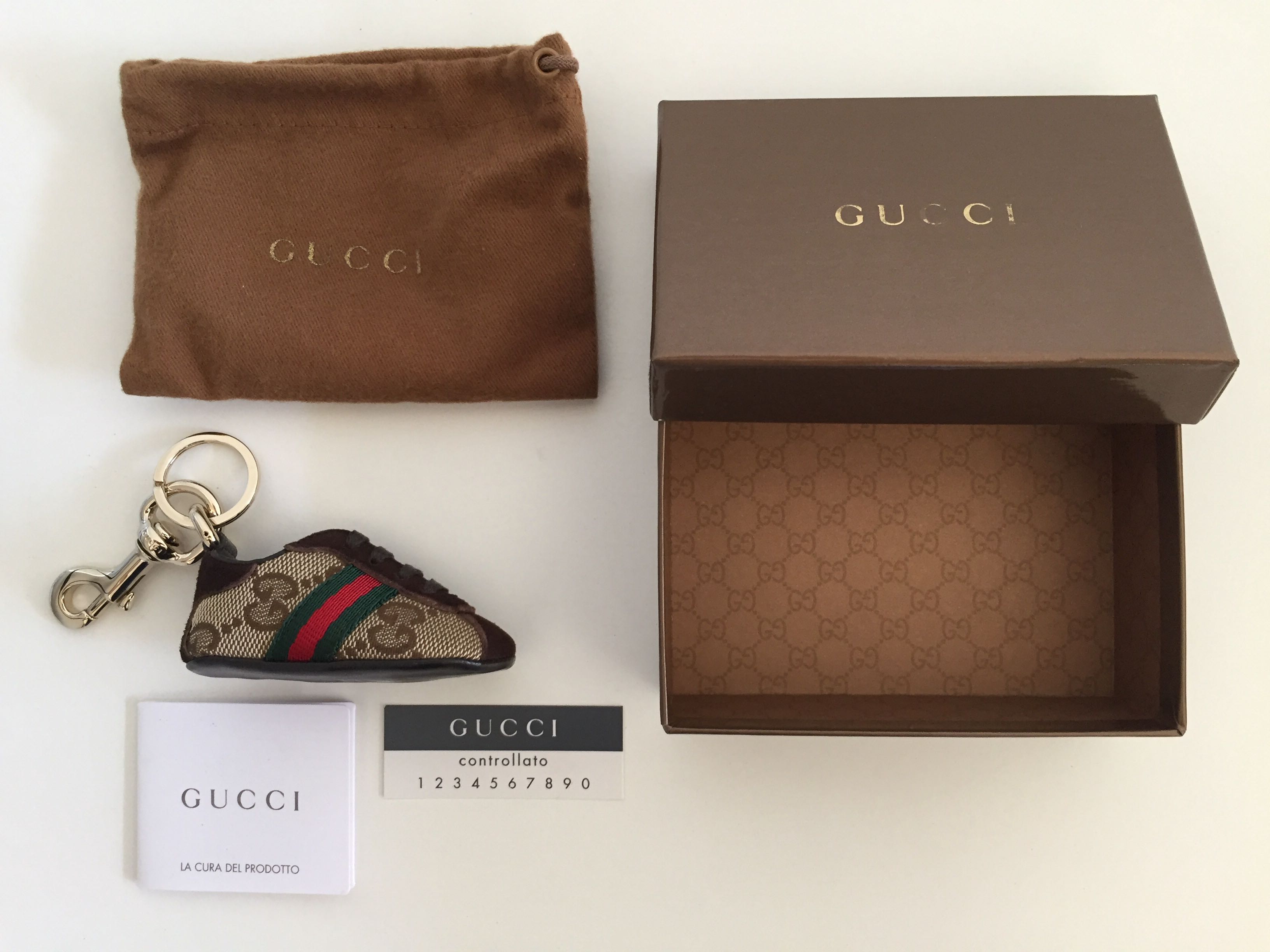 Gucci Shoe Design Key chain Brand new Luxury Accessories on