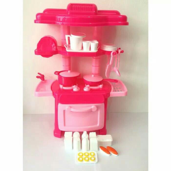 Hello Kitty Mini Kitchen Set Mainan  Masak Masakan  Anak  