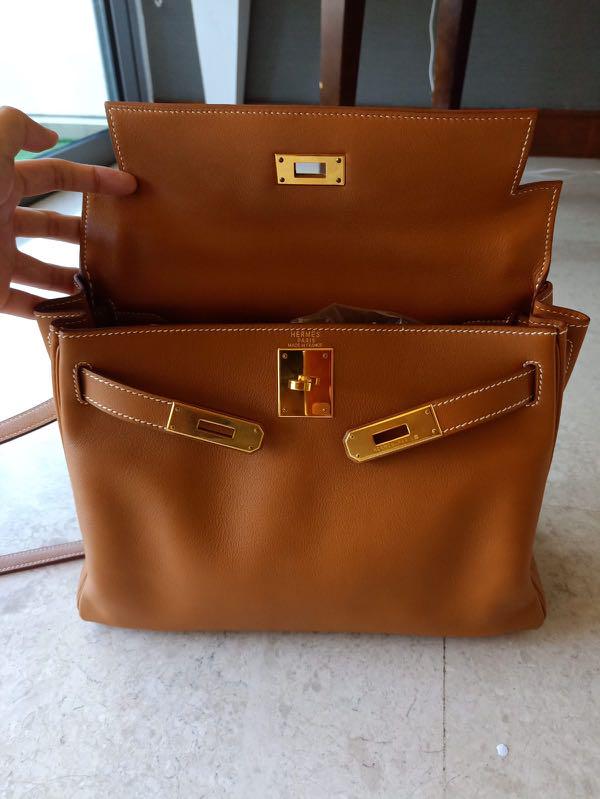 Hermes Kelly 28 😍 Gris Mouette Togo in GHW, Luxury, Bags & Wallets on  Carousell