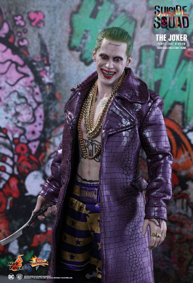 Hot Toys Suicide Squad Joker Purple Coat Ver Figure Stand loose 1/6th scale 