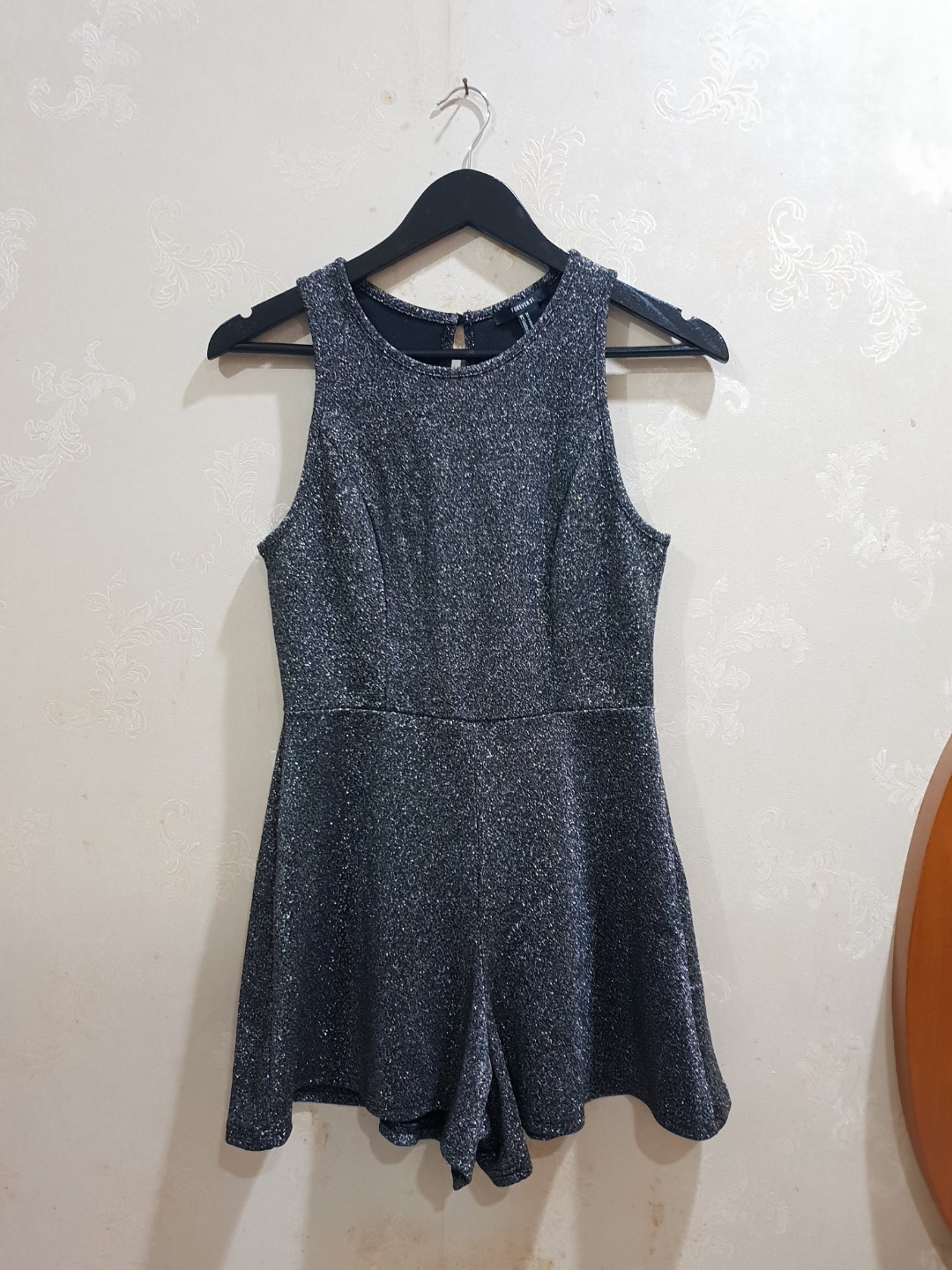 forever 21 glitter jumpsuit