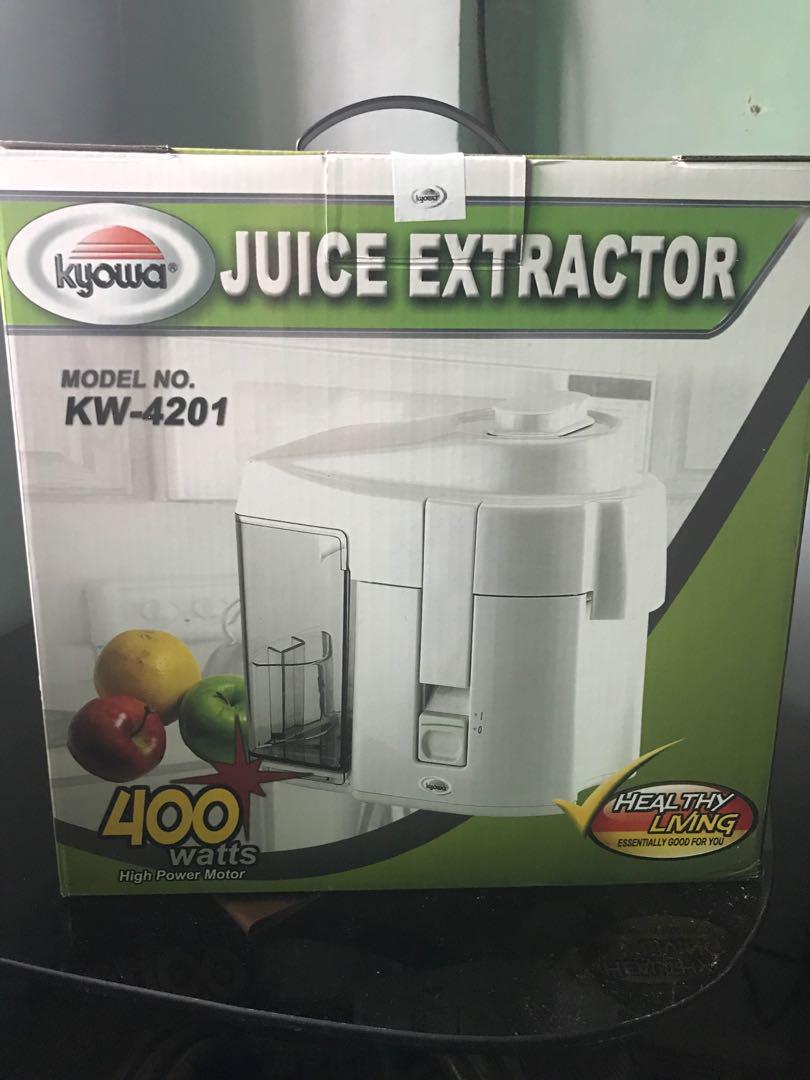 Kyowa Juice Extractor KW4201, TV & Home Appliances, Kitchen Appliances