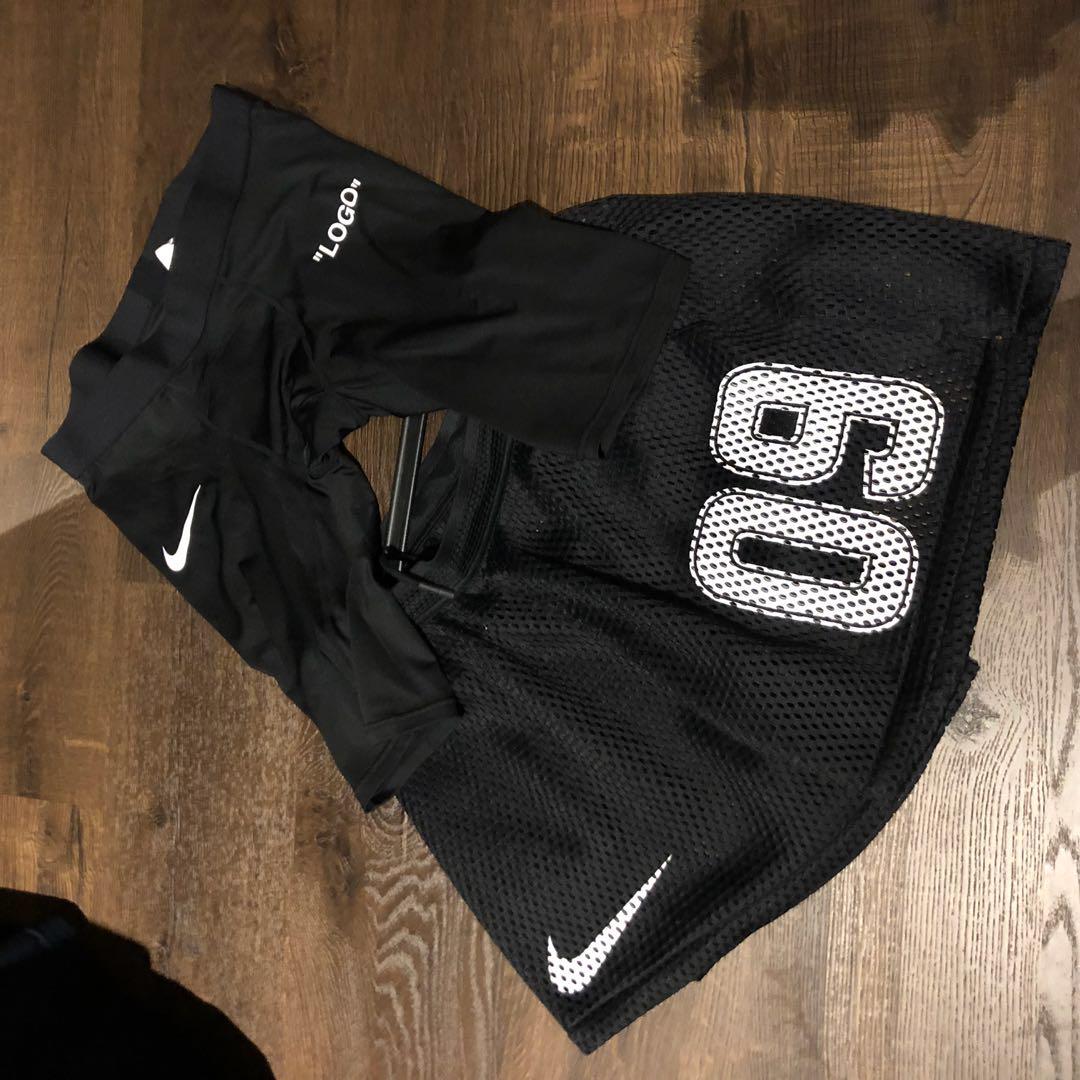Large Nike x Off White Mercurial Football Soccer shorts Men s