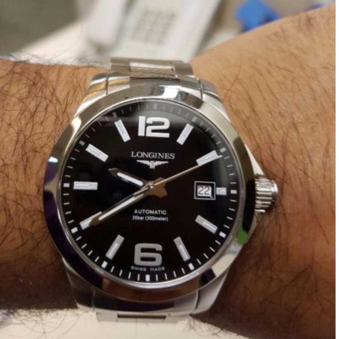 Longines Conquest Automatic Watch With Date Black Dial And Stainless Steel L3 676 4 Men S Fashion Watches On Carousell Shop with afterpay on eligible items. longines conquest automatic watch with date black dial and stainless steel l3 676 4