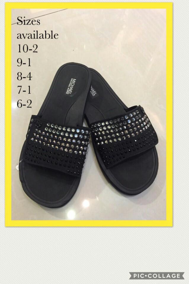 mk slide slippers