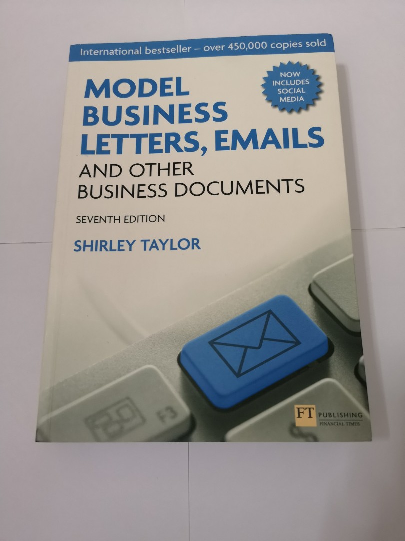 Model Business Letters, Emails and Other Business Documents, Computers ...