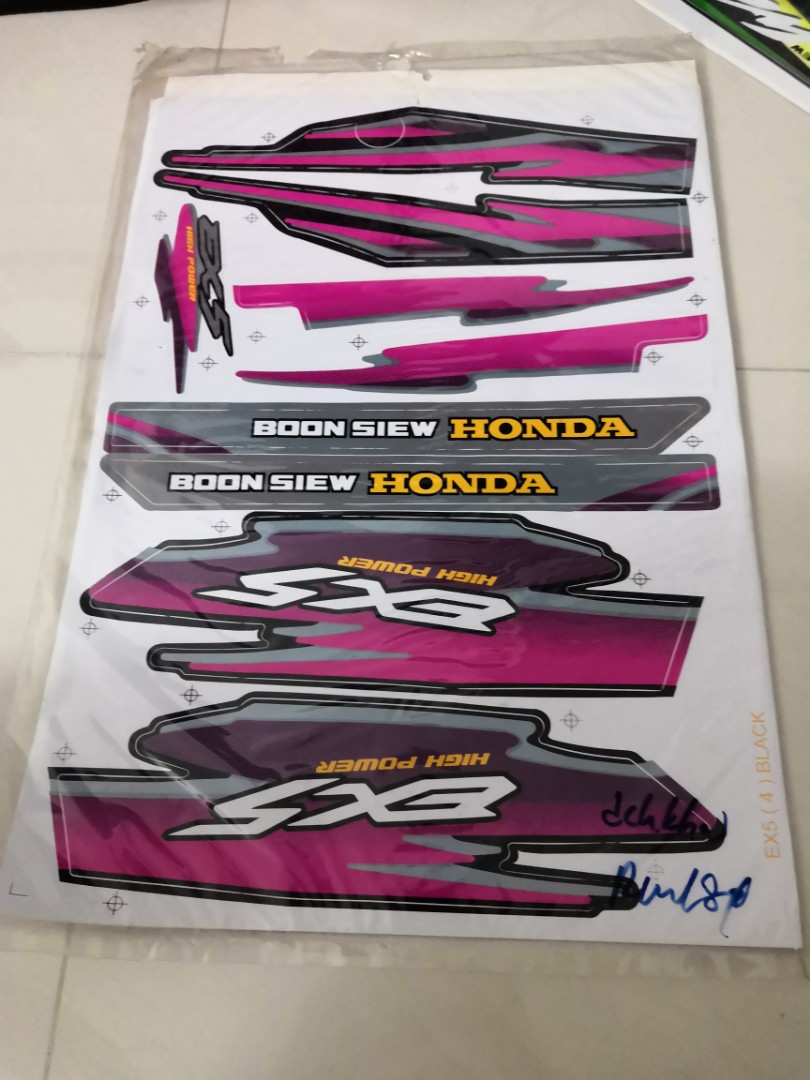 Honda clearance ex5 sticker