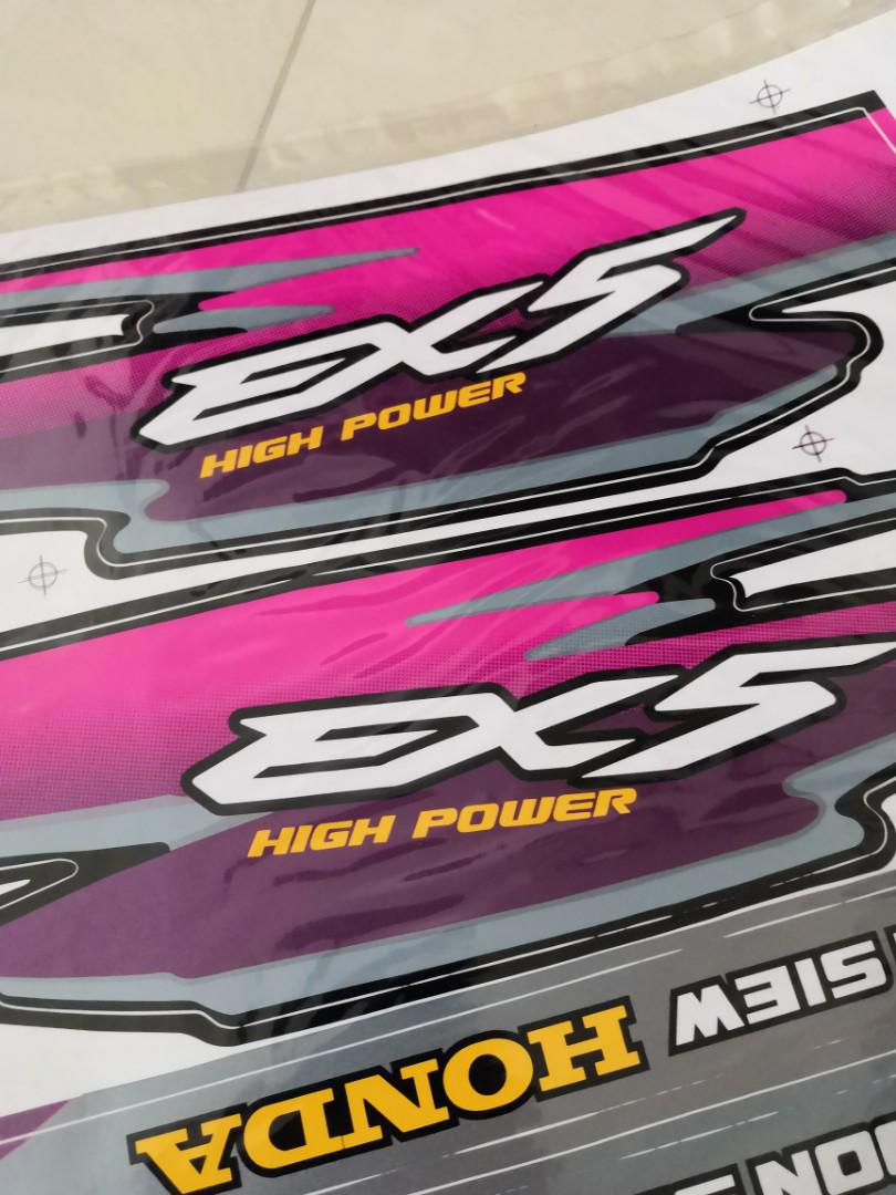 Honda shop ex5 sticker
