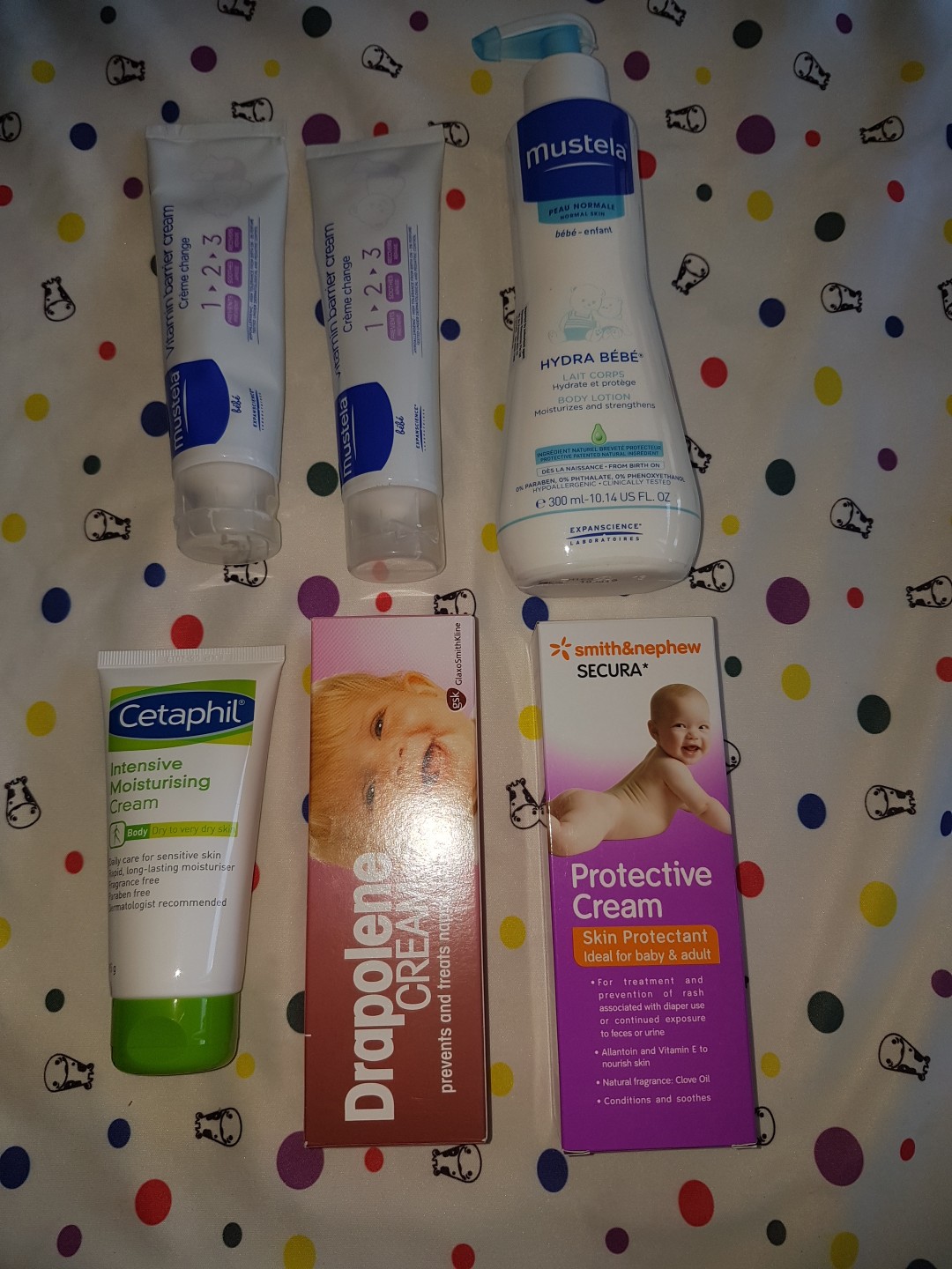 Mustela Body Lotion Mustela Vitamin Barrier Cream Cetaphil Intensive Moisturising Cream Drapolen Cream Smith And Nephew Secura Protective Cream Babies Kids Bathing Changing Diapers Baby Wipes On Carousell