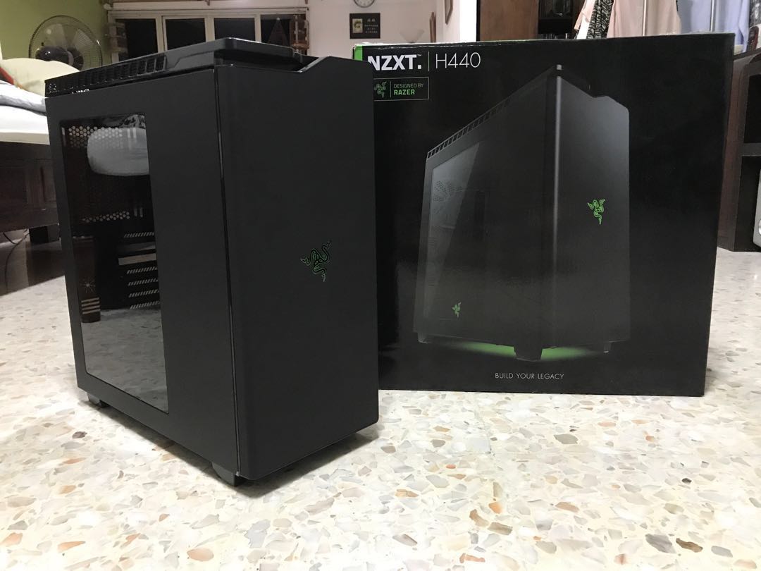 NZXT x Razer H440 Mid-Tower Case + i5 2700, Computers & Tech, Parts ...