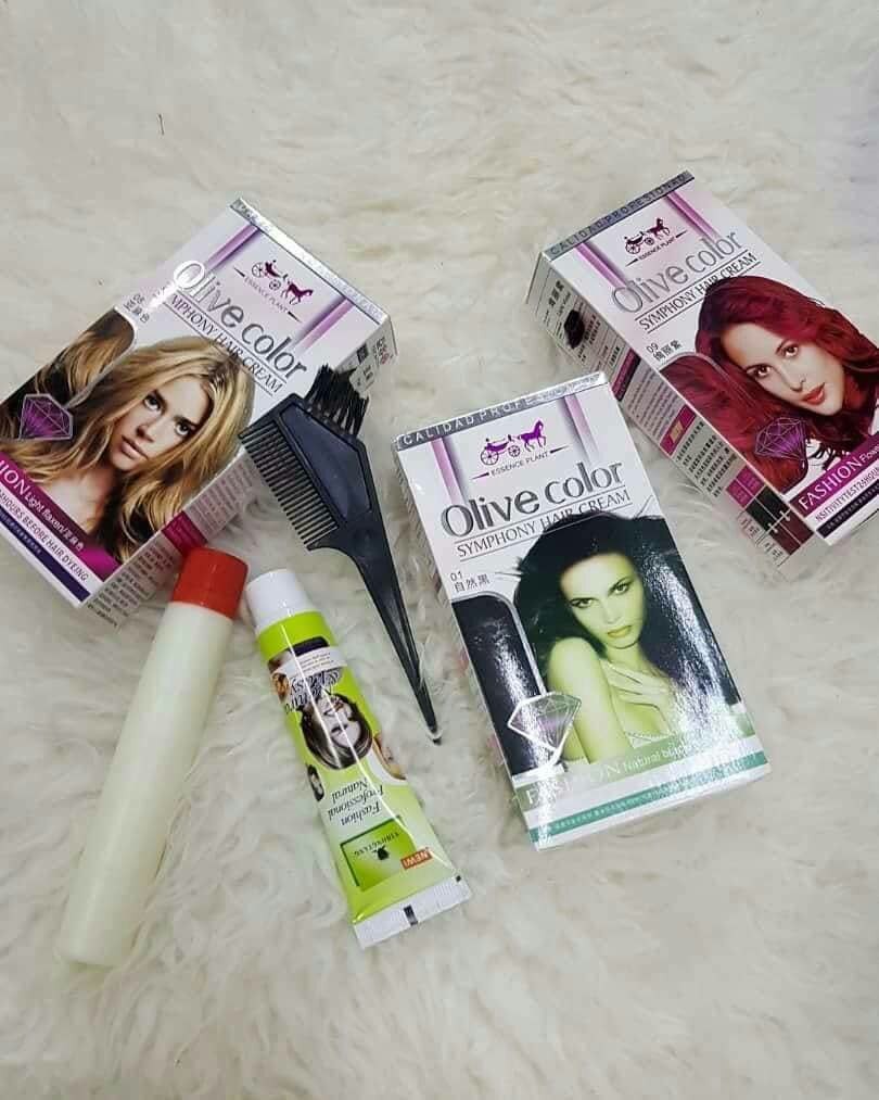 Olive Color Pewarna Rambut Produk Badan Dan Kecantikan Perawatan
