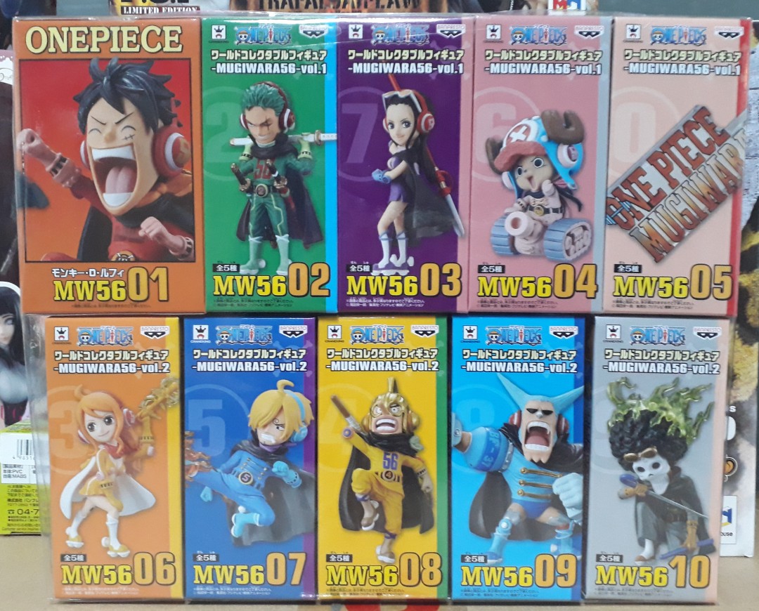 One Piece Wcf Mugiwara 56 Mugiwara56 Full Set Of 10 Toys Games Bricks Figurines On Carousell