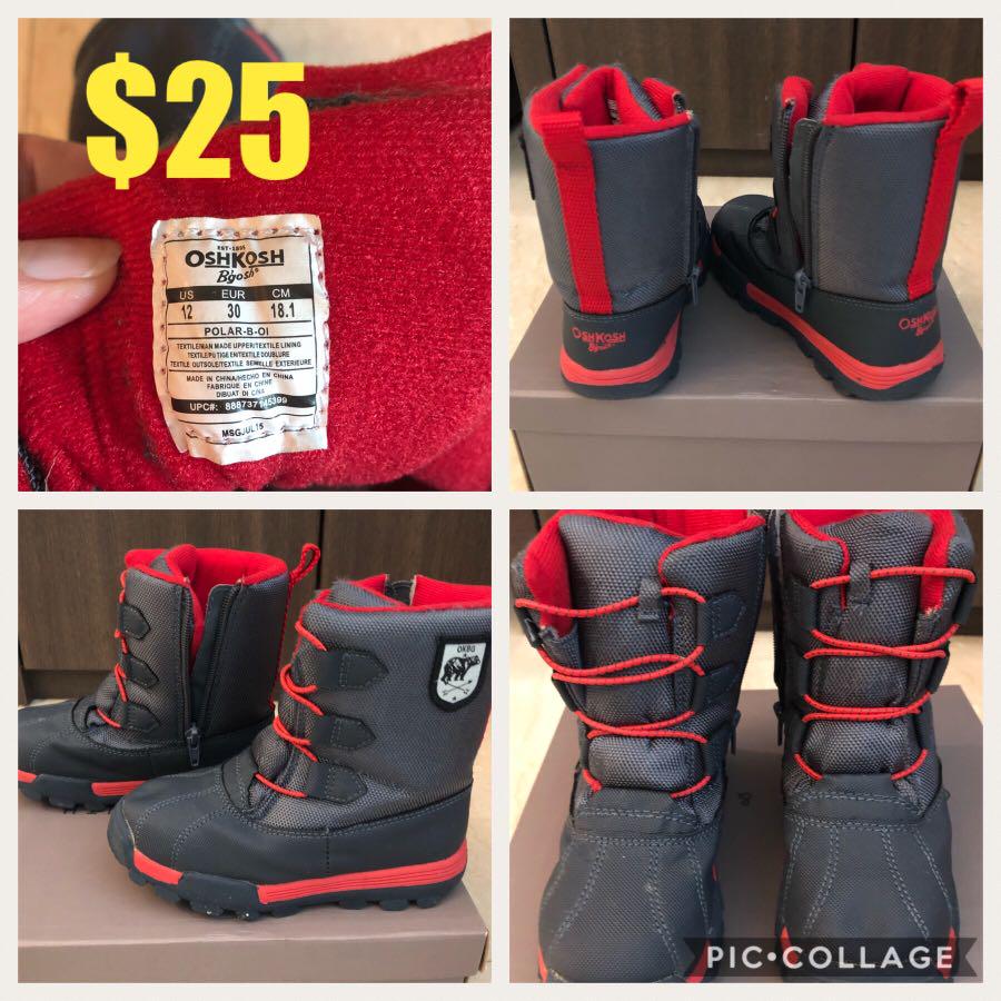 Oshkosh winter boots clearance