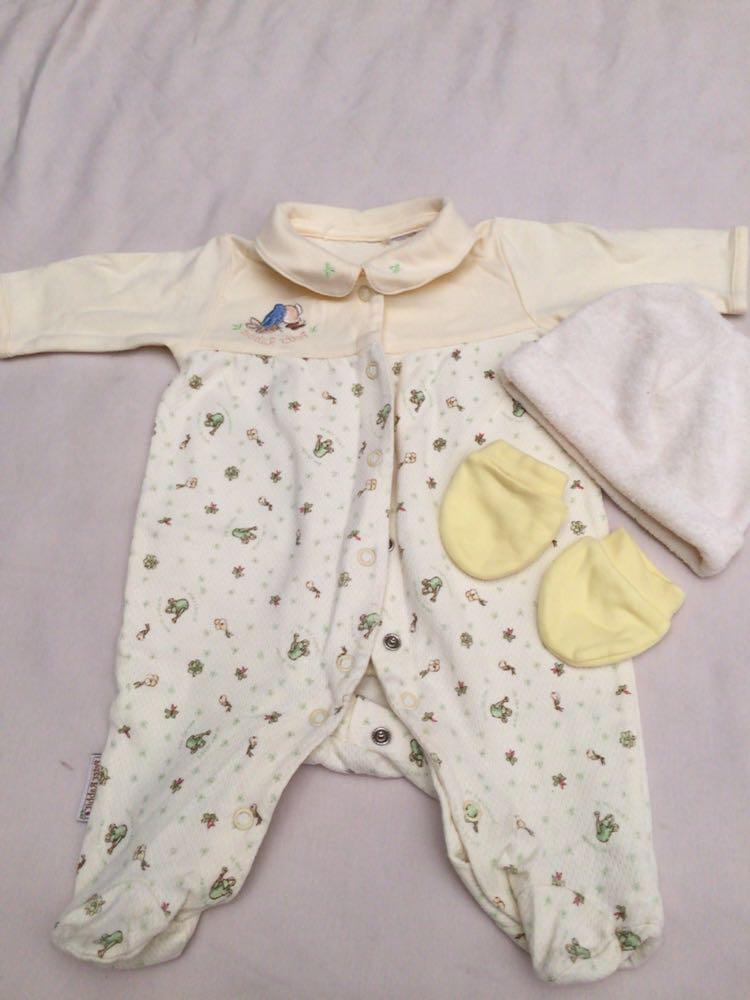 Peter Rabbit Sleepsuit, Babies & Kids, Babies & Kids Fashion on Carousell