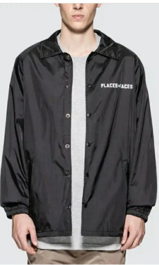 Places plus faces coach jacket Men s Fashion Coats Jackets and Outerwear on Carousell