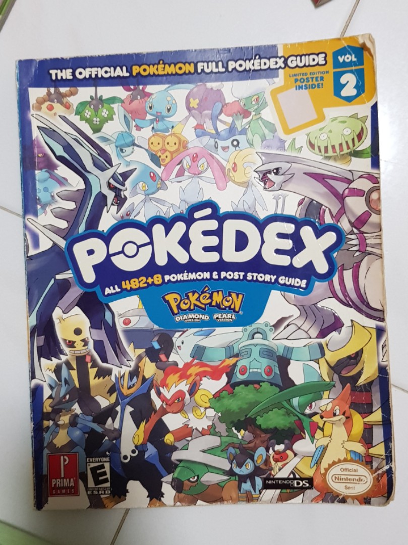 Pokemon Diamond And Pearl Pokedex Book Video Gaming Video Game Consoles Others On Carousell