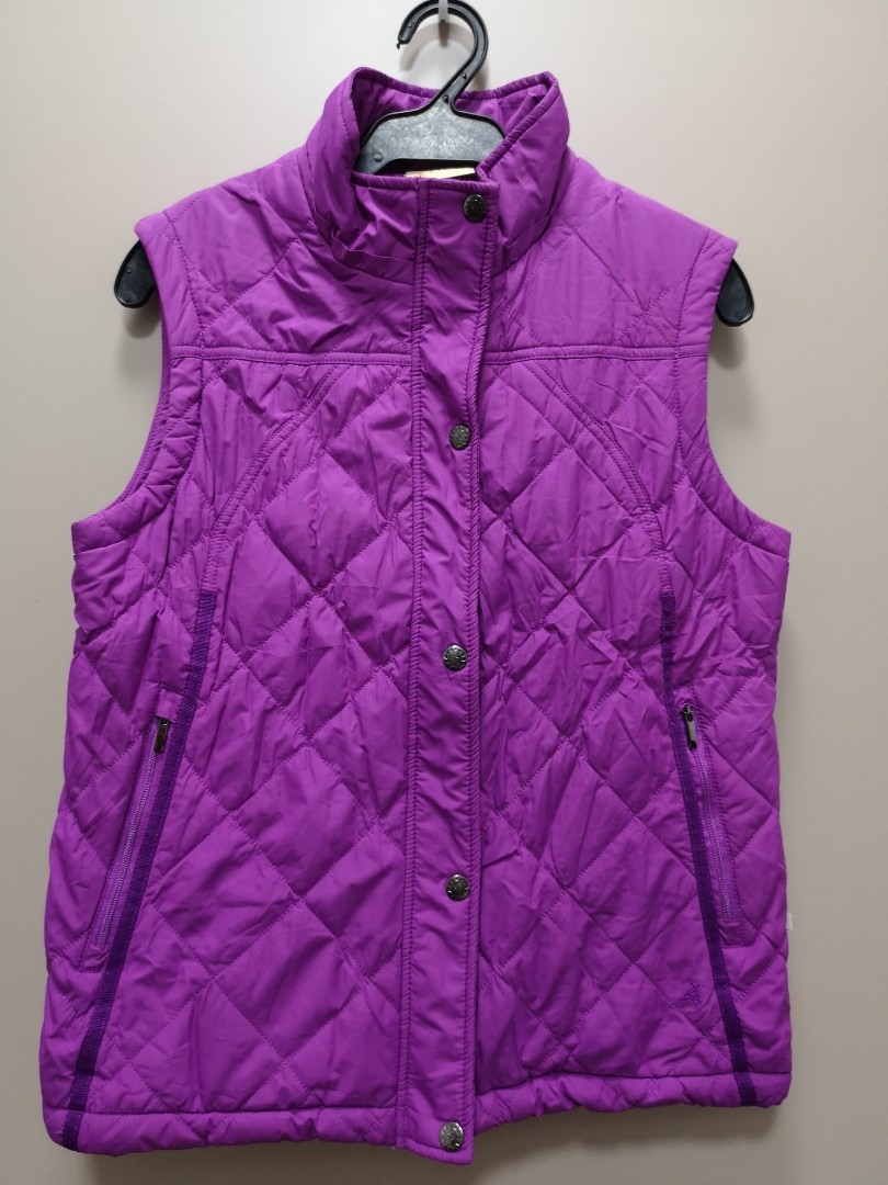 Purple winter outlet vest