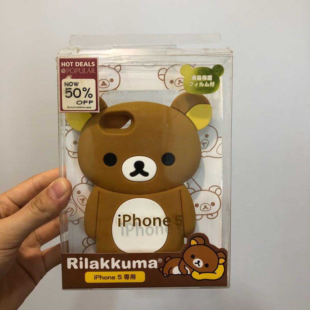 Rilakkuma Silicon Phone Case Iphone 5 Mobile Phones Gadgets Mobile Gadget Accessories Cases Sleeves On Carousell