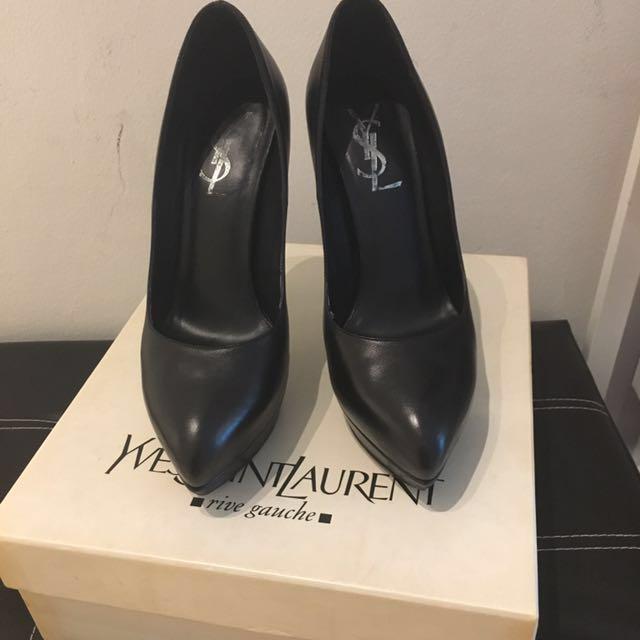 saint laurent black heels