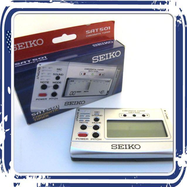 SEIKO Chromatic Tuner SAT501, Hobbies & Toys, Music & Media, Music  Accessories on Carousell