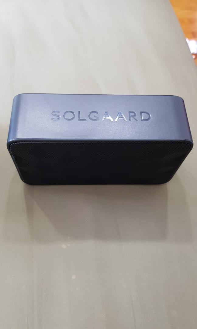 Solarbank by Solgaard Solar Powerbank and Bluetooth Speakers Used But