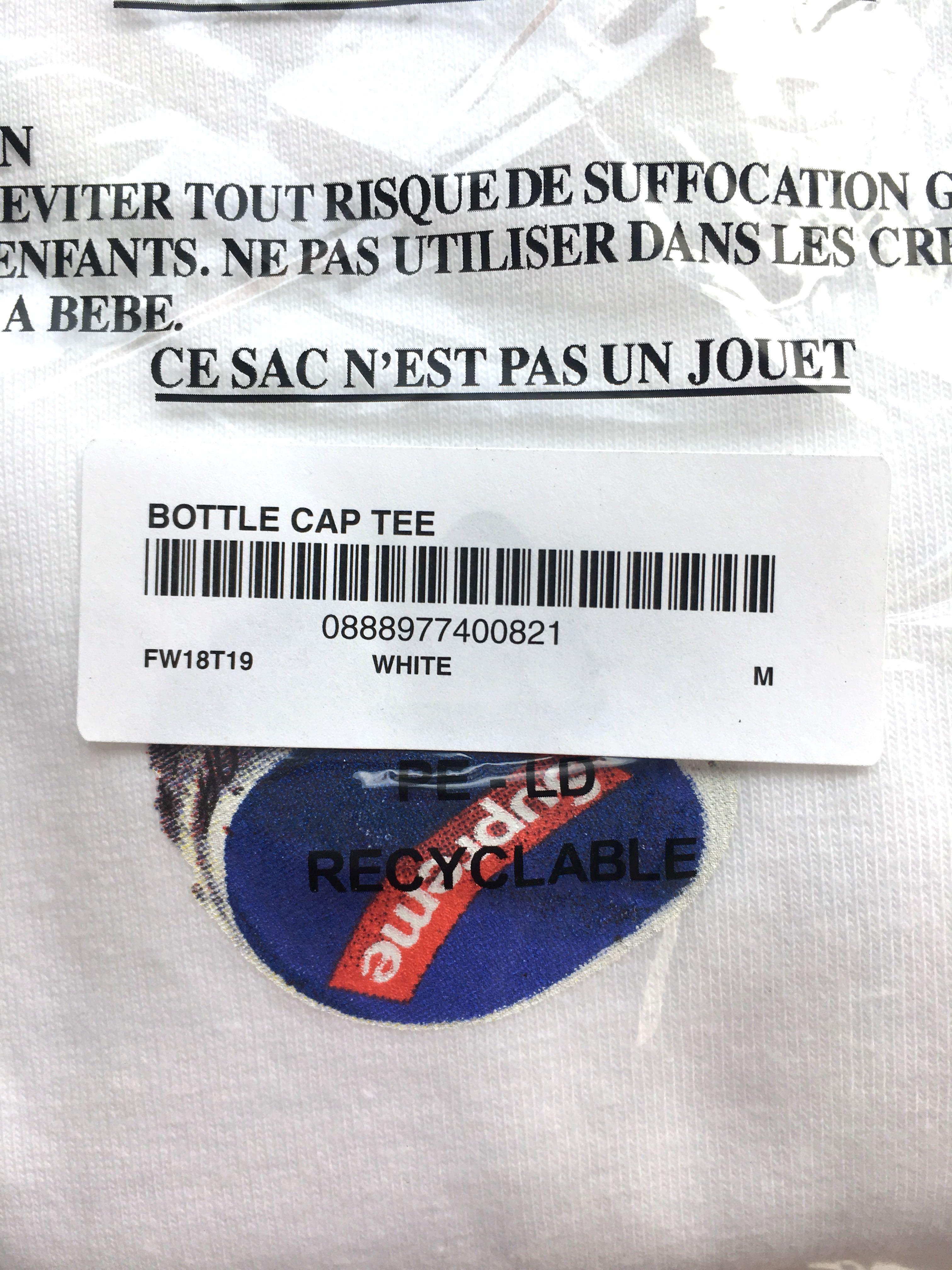 supreme bottle cap tee white