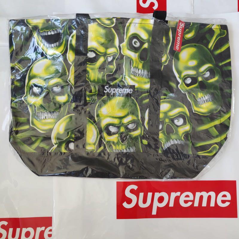Supreme Denim Skull Pile tote - Denim 