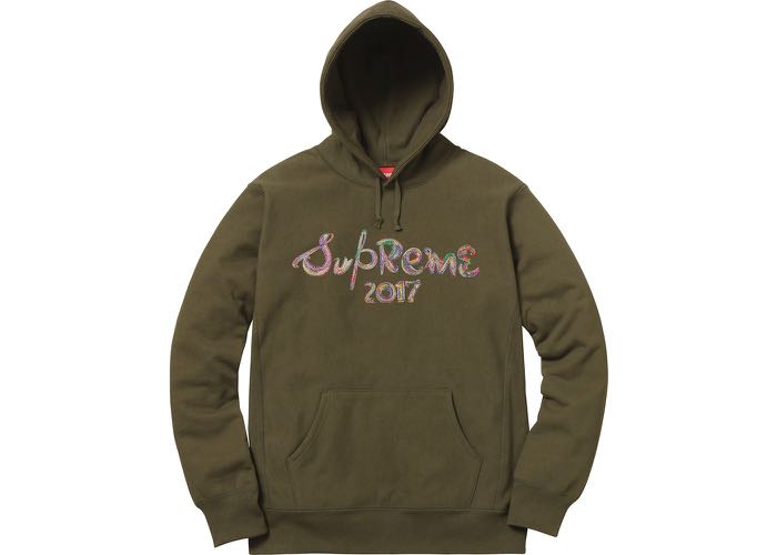 olive supreme hoodie