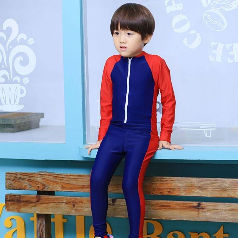 Childrens navy swimming costume cheap