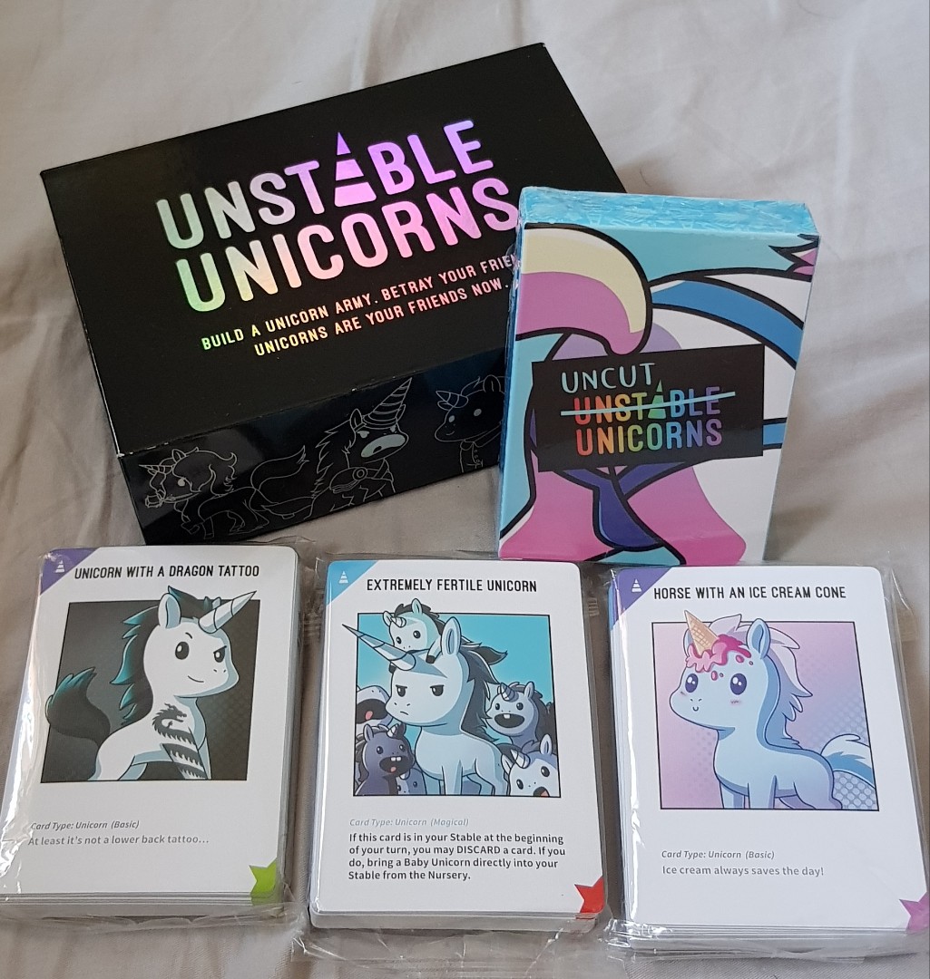 Toys & Hobbies Uncut Unstable Unicorns Expansion Pack Cards Game Contemporary Card Games