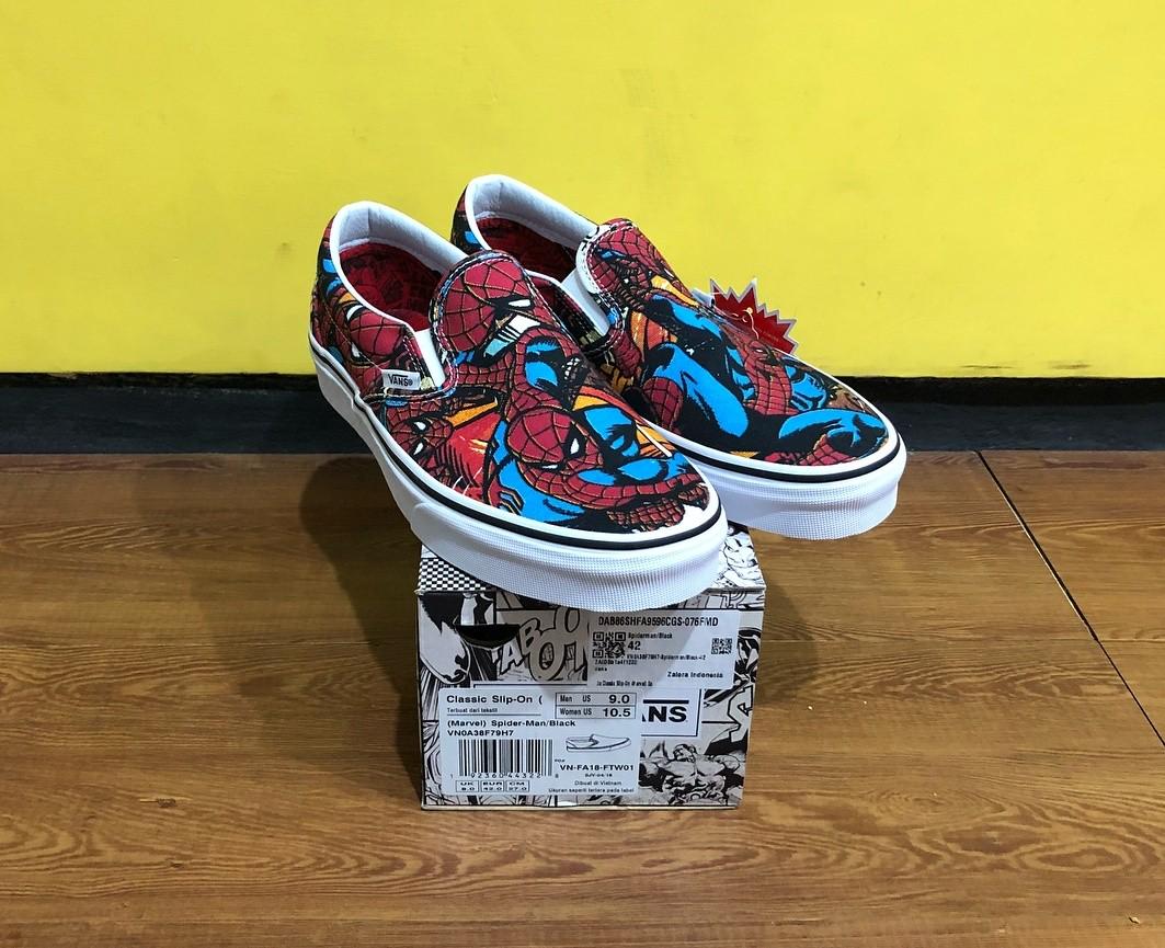 Sepatu vans marvel spider man clearance