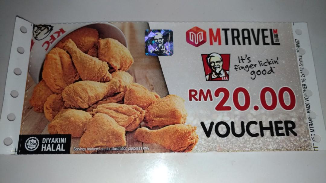 Voucher Kfc Rm20x5 Tickets Vouchers Gift Cards Vouchers On Carousell