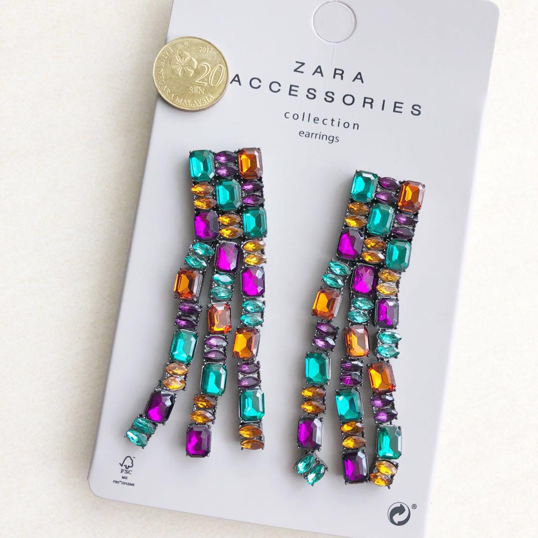 Tassel cheap earrings zara