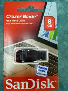 FLASHDISK SANDISK 8GB CRUZER BLADE USB FLASH DRIVE