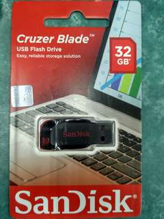 FLASHDISK SANDISK 32GB CRUZER BLADE USB FLASH DRIVE