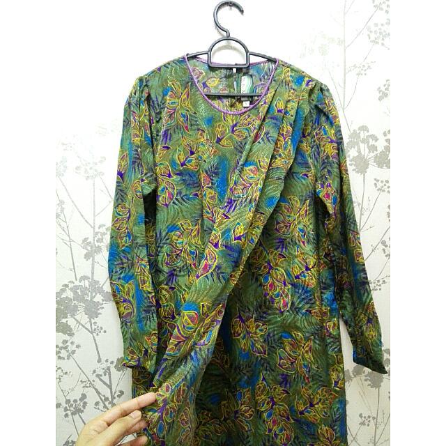 Kurung Vintage Slit 80an Women s Fashion Muslimah Fashion Baju Kurung sets on Carousell