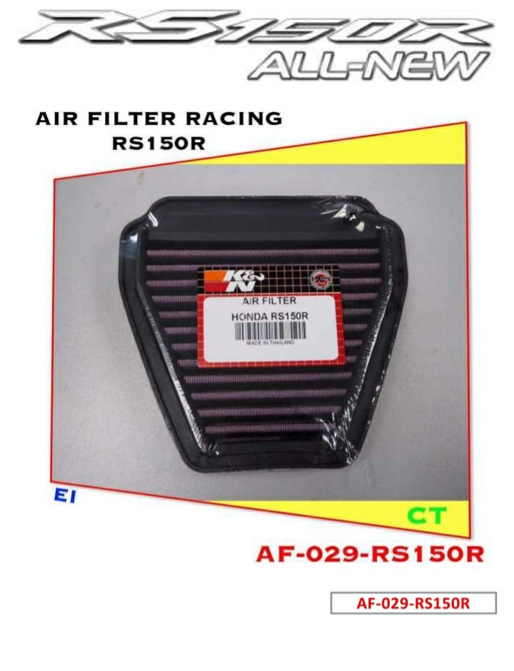 Air Filter Racing Honda RS150, Motorbikes on Carousell