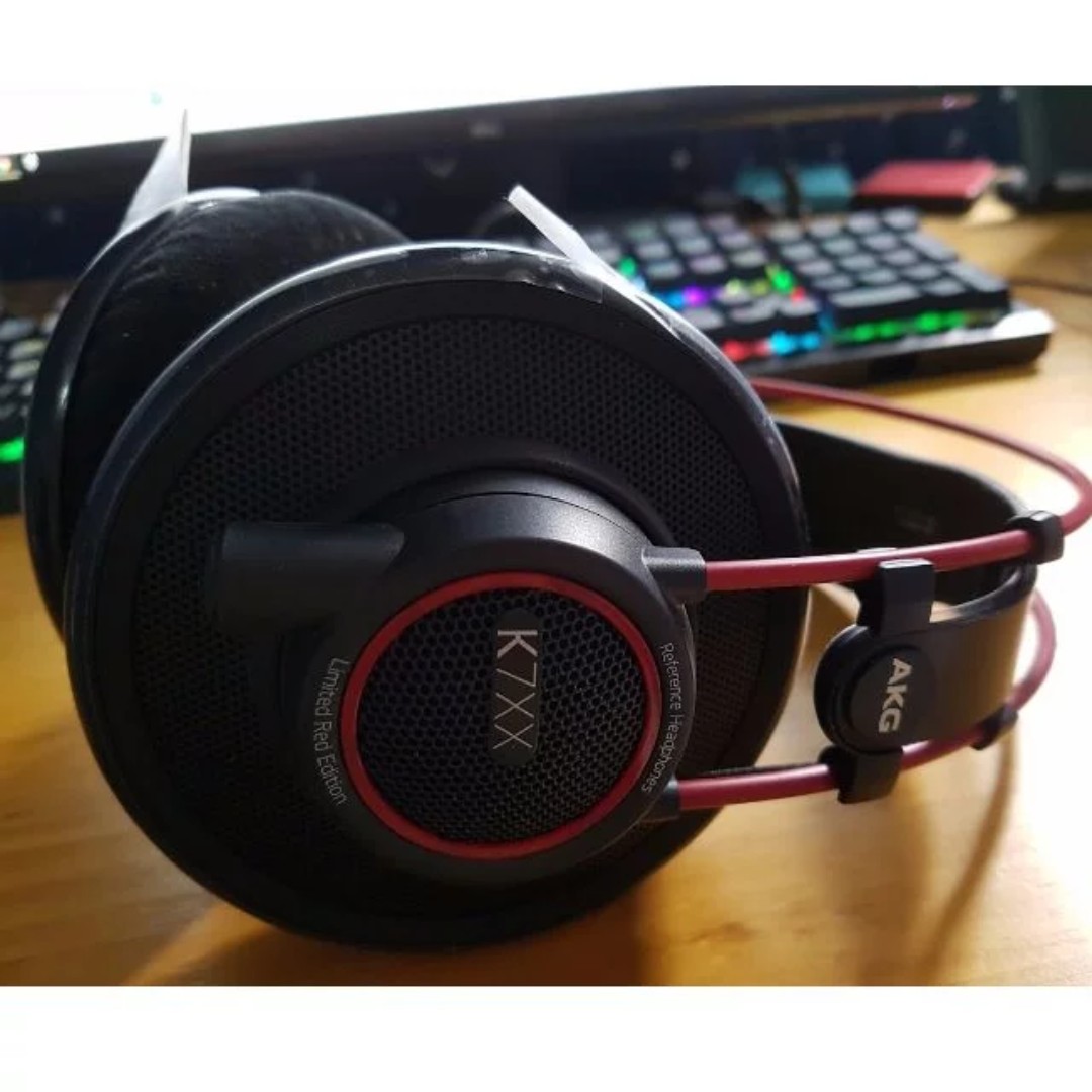 AKG K7XX Red Edition Massdrop limited edition Audio Headphones Headsets on Carousell