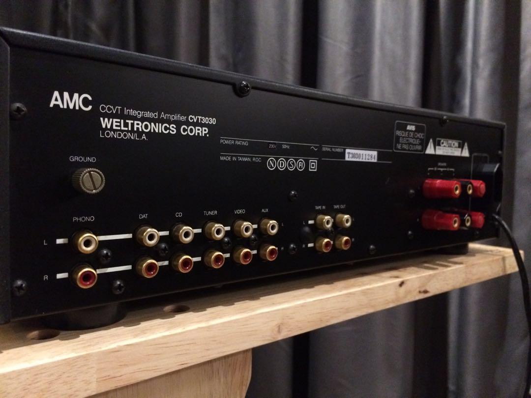 AMC CVT3030 Integrated Valve Amplifier, Audio, Soundbars, Speakers