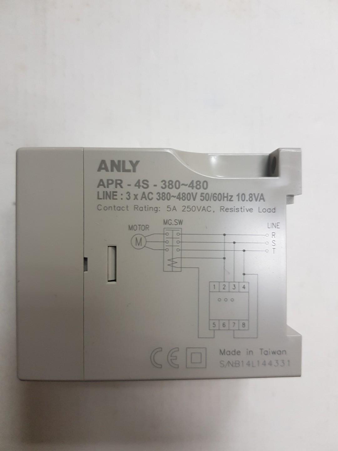 ANLY 3 Phase Sequence Voltage Relay / 3 Phase Sequence Protection Relay, Sports Equipment, PMDs