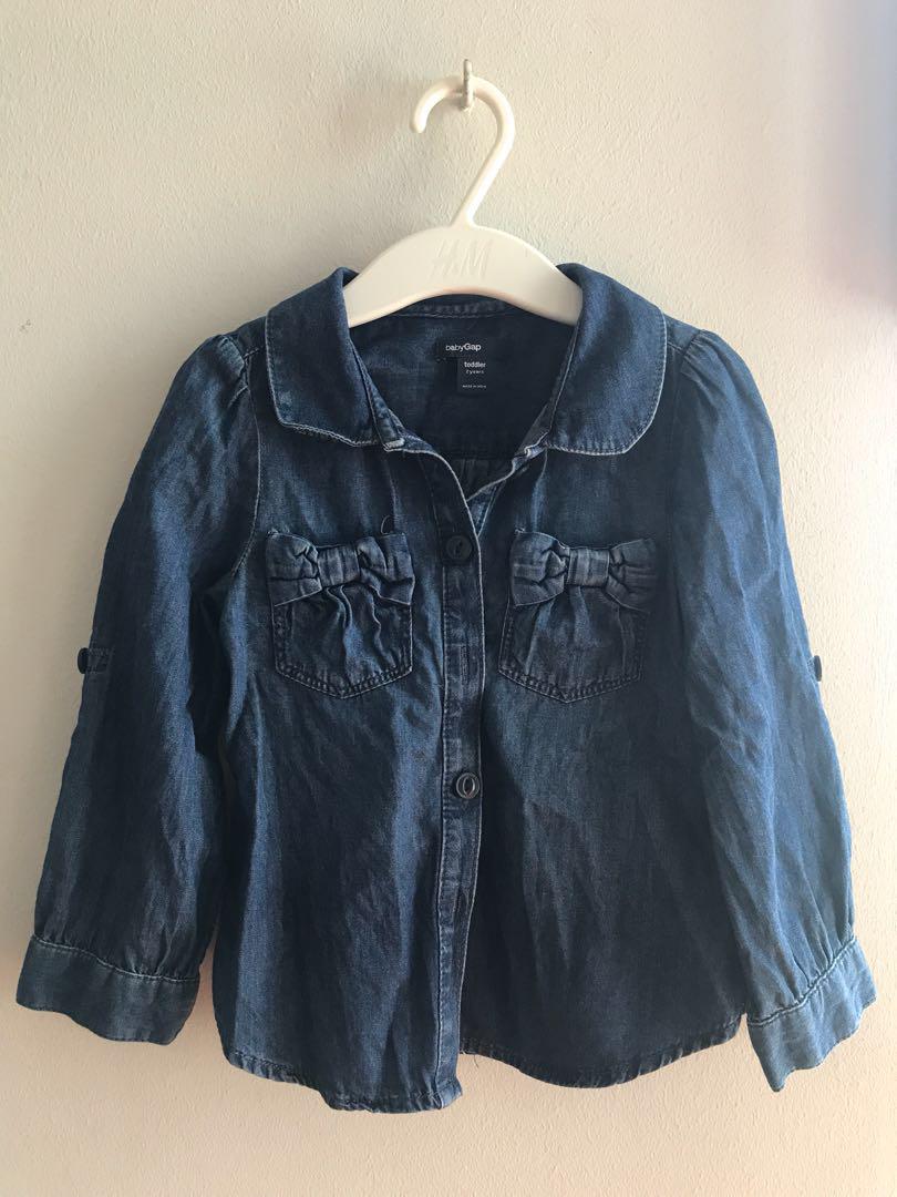 baby gap denim shirt
