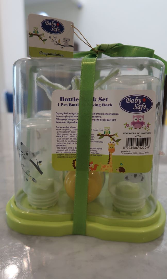 Baby safe bottle rack set hotsell