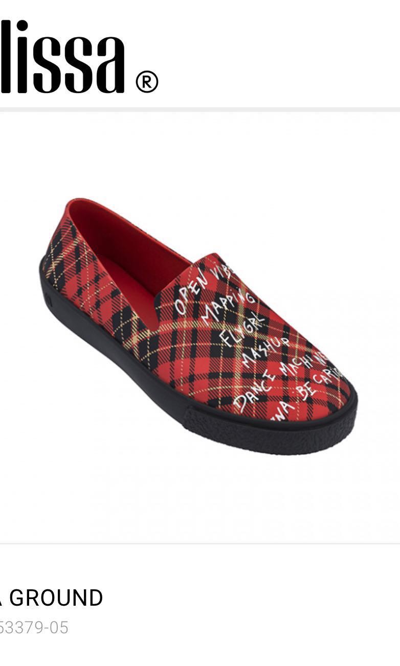Red plaid loafers Clearance