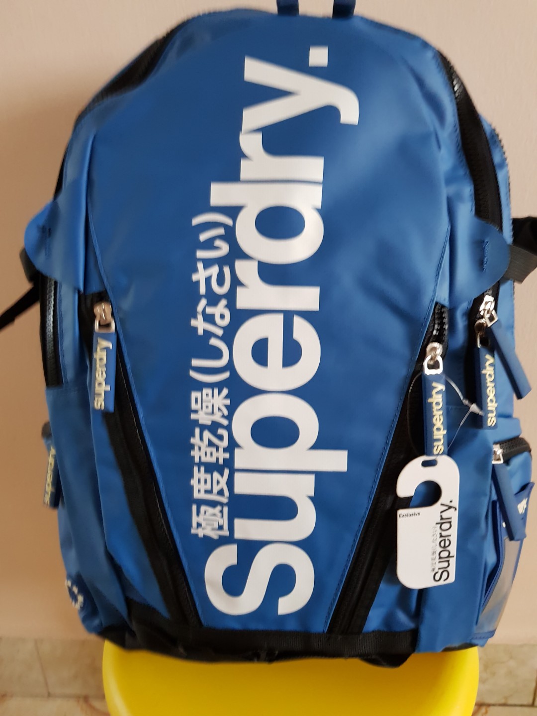 superdry backpack blue